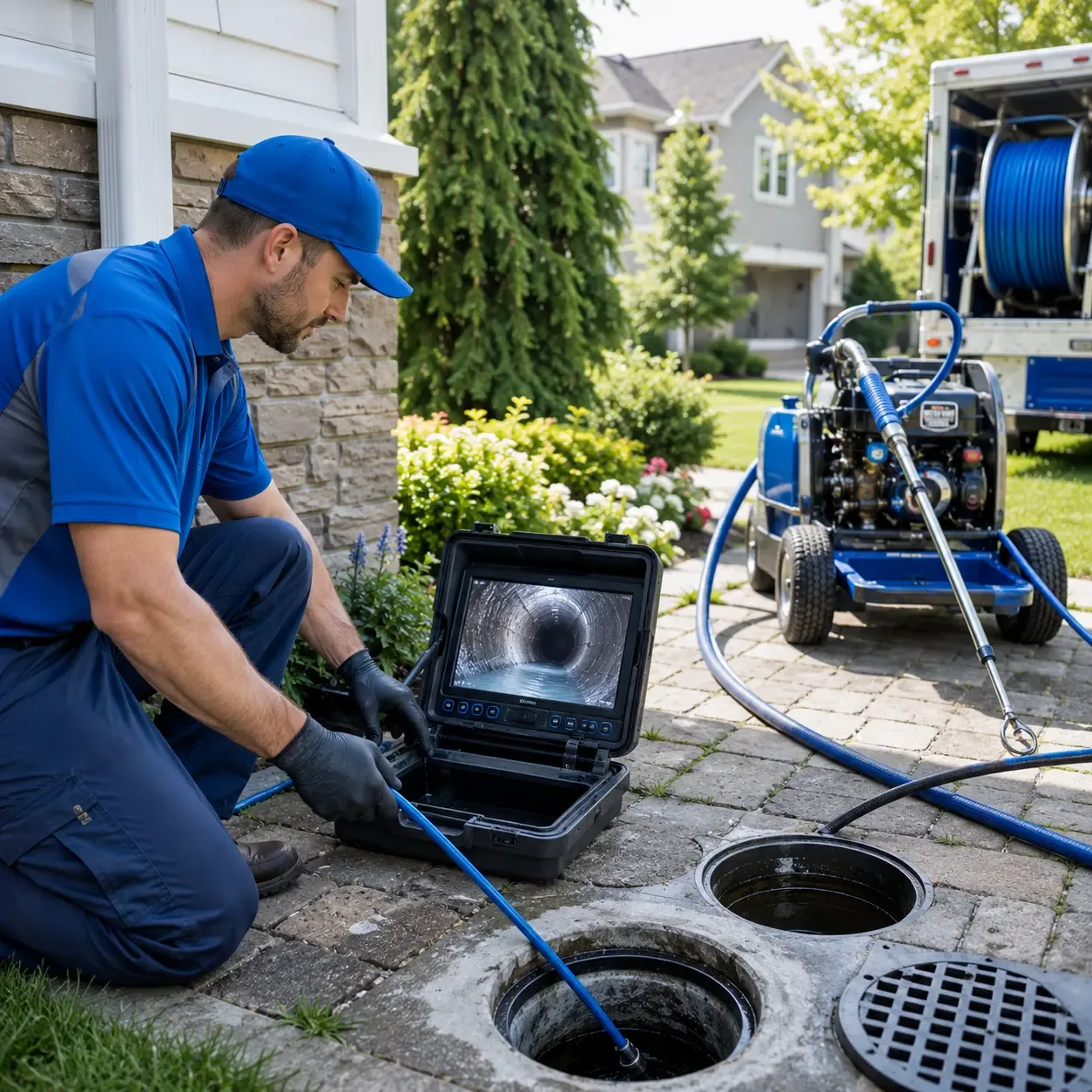 Outdoor drain cleaning professionals serving Chesterfield, NH